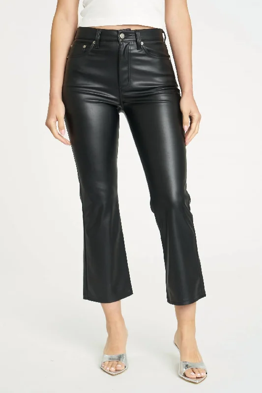 Shy Girl High Rise Crop Flare Jeans In Cinematic