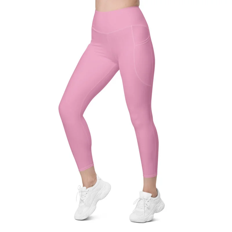 ELEVATED ESSENTIALS, THE PERFECT SIDE POCKET LEGGING PRETTY PINK