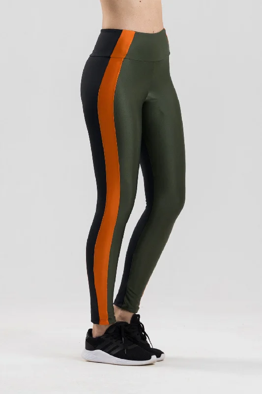 Power Leggings - Military Green