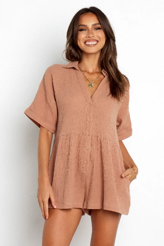 Winny Playsuit - Mocha