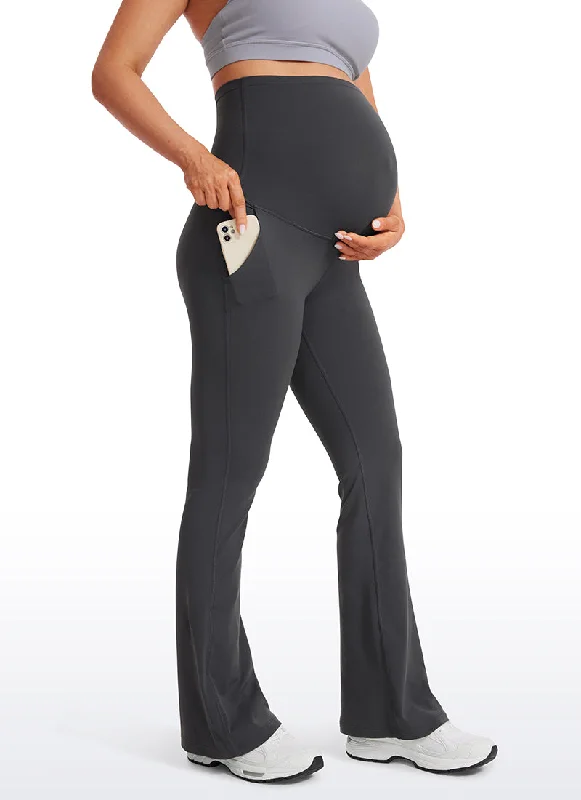 Butterluxe Maternity Flare Pockets Leggings 31" - Super High Waist