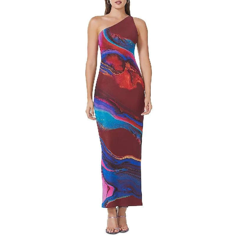 AFRM Womens Foley Open Back Long Maxi Dress